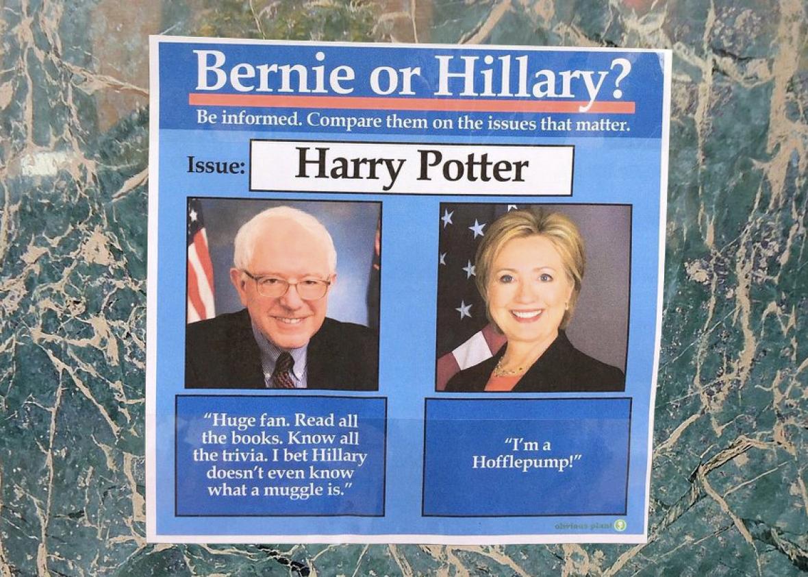 The Bernie vs. Hillary meme is weird