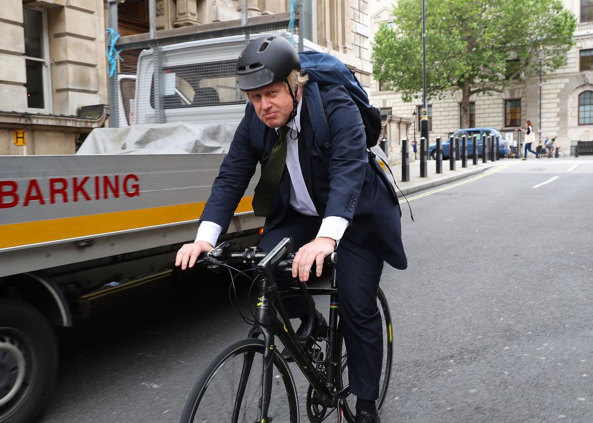 boris johnson running shirt