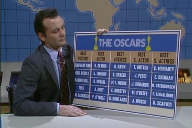 Bill Murray S Saturday Night Live Oscar Predictions From Oh