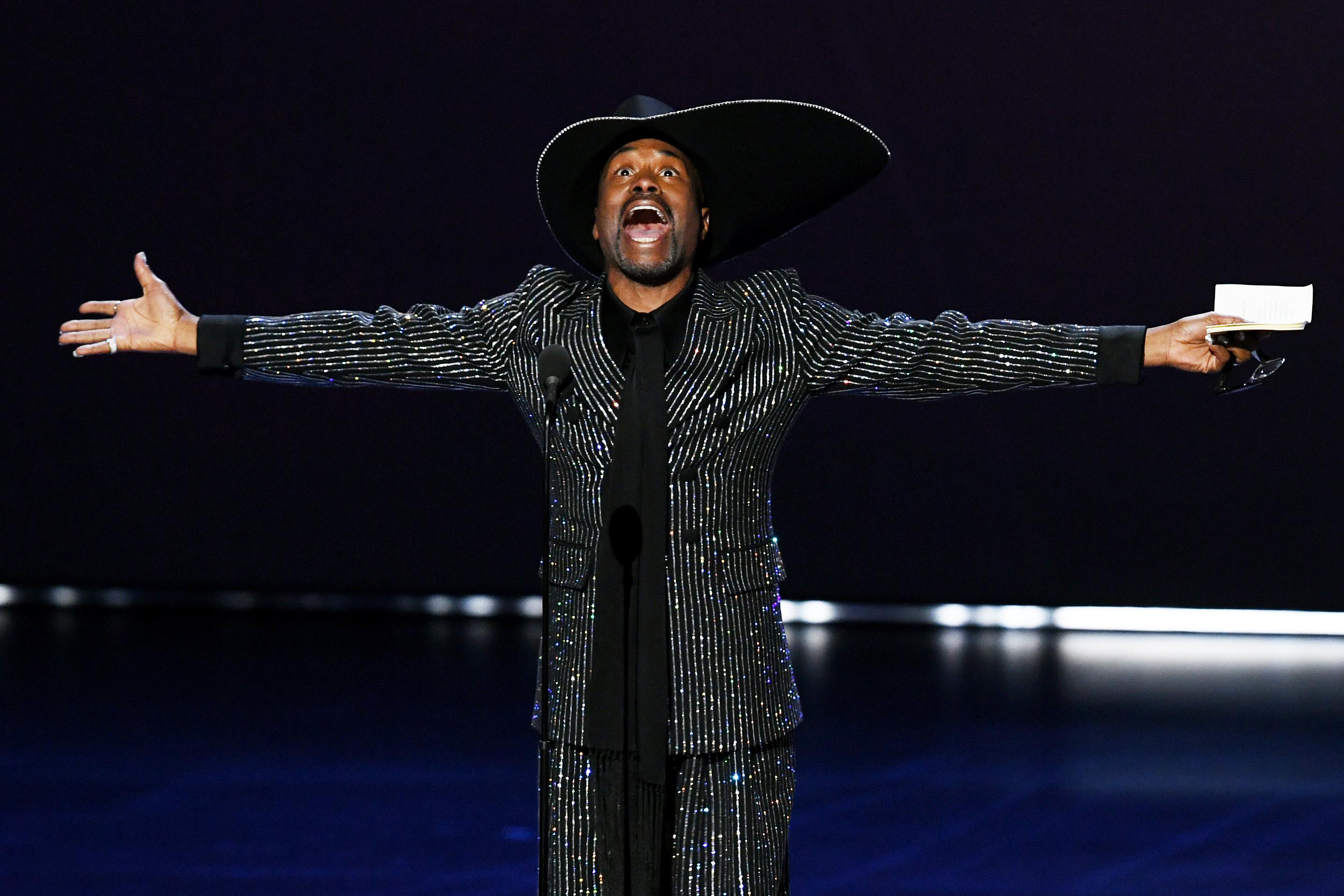 Billy Porter accepts the Outstanding Lead Actor in a Drama Series award for 'Pose' onstage during the 71st Emmy Awards at Microsoft Theater on September 22, 2019 in Los Angeles, California.