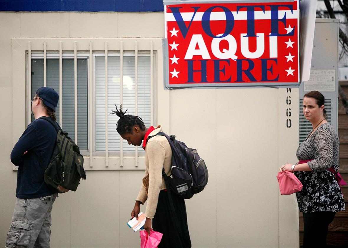 Austin, Texas polling place