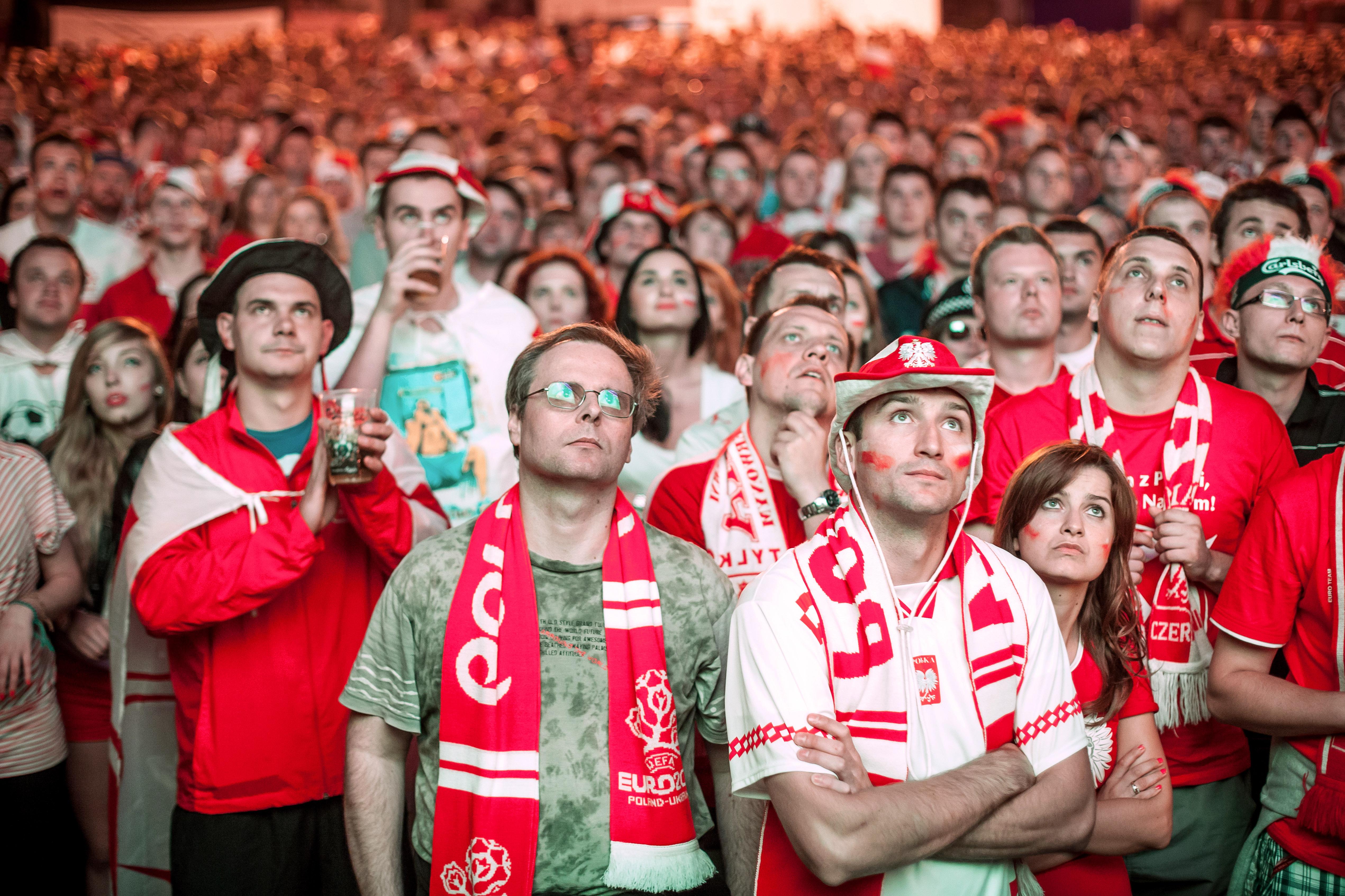 Czech fans in Poland.