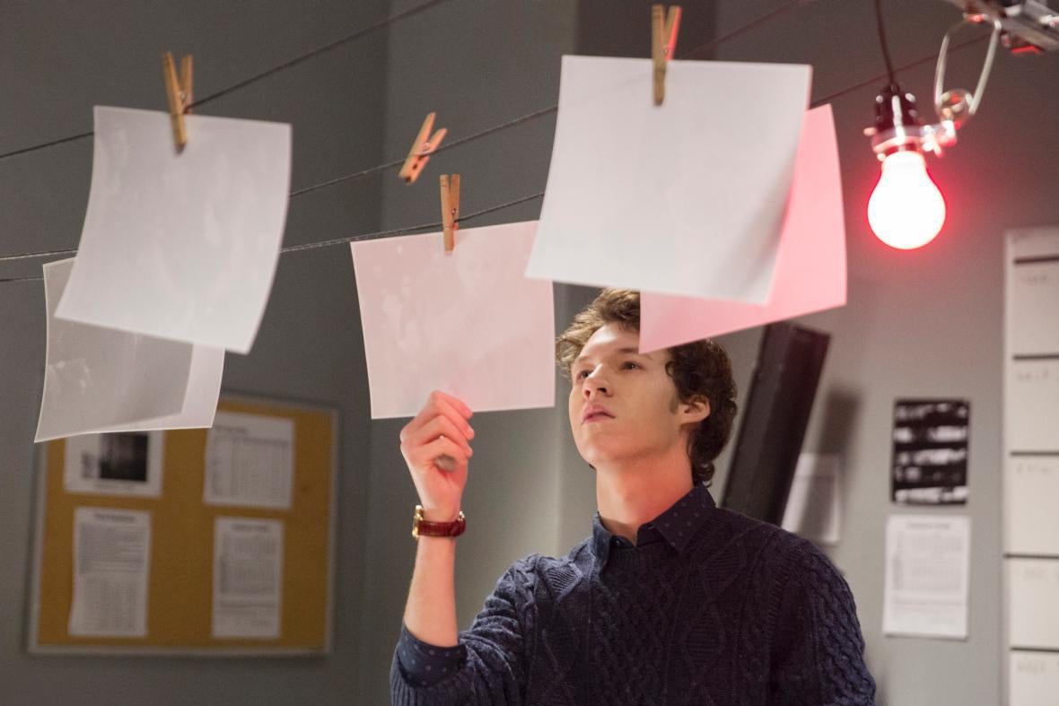 Devin Druid as Tyler, the high schooler who has been stocking up on guns, in 13 Reasons Why.