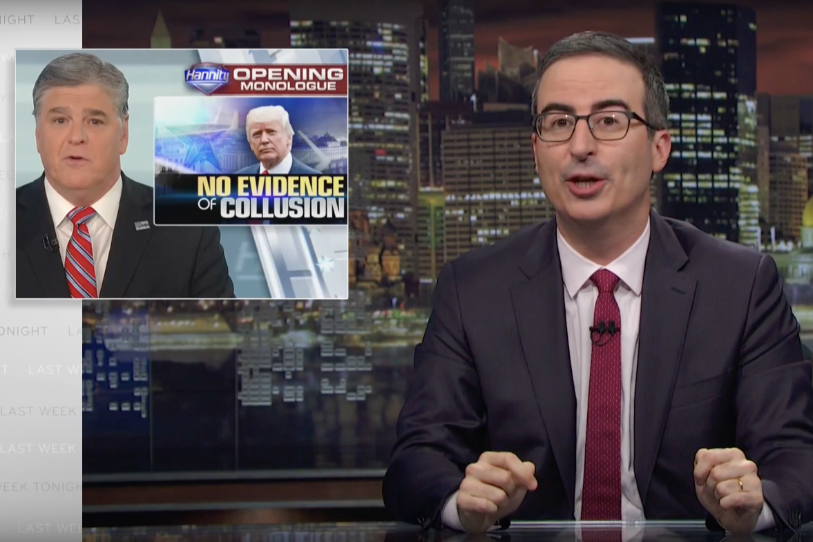 John Oliver on Fox News, Sean Hannity, and the Mueller investigation ...