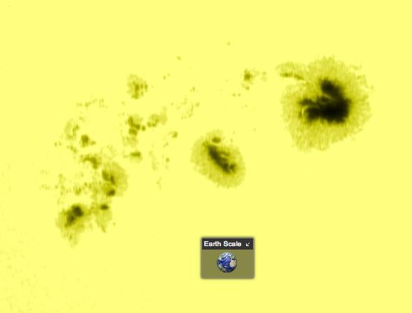 SDO picture of a sunspot