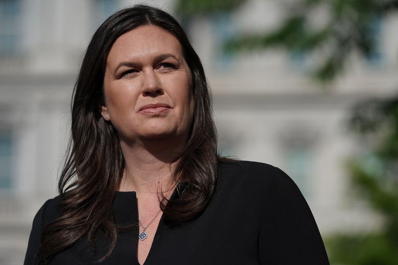 White House Press Secretary Sarah Huckabee Sanders