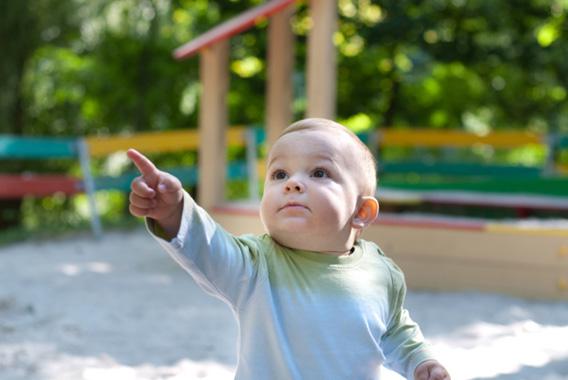 What does it mean when a baby points?