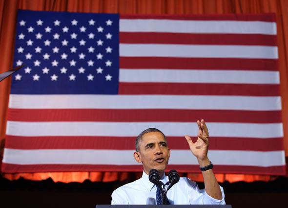 President Barack Obama in Brooklyn, N.Y. on Oct. 25, 2013. 