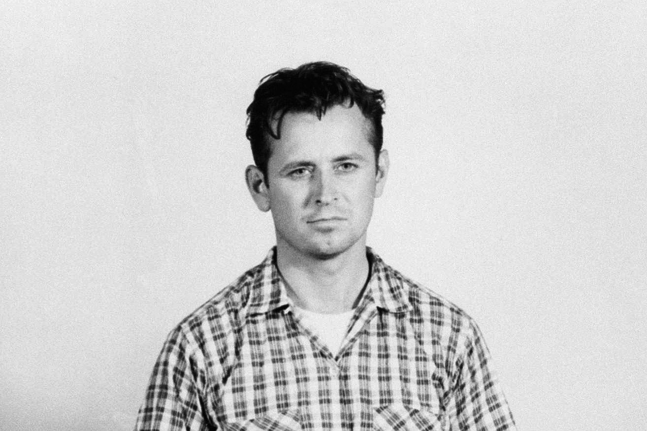 A young white man's mug shot.