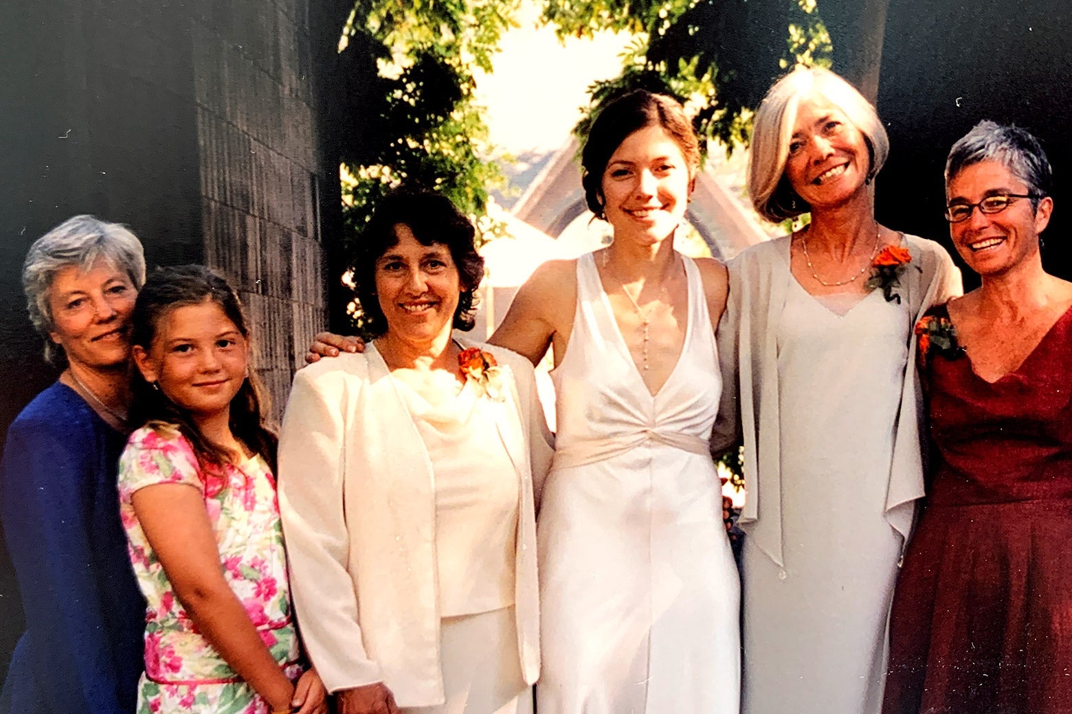 Brooklyn Joseph with her mothers in 2005