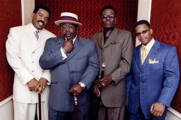 Bernie Mac, Cedric the Entertainer, Steve Harvey, and D.L. Hughley.