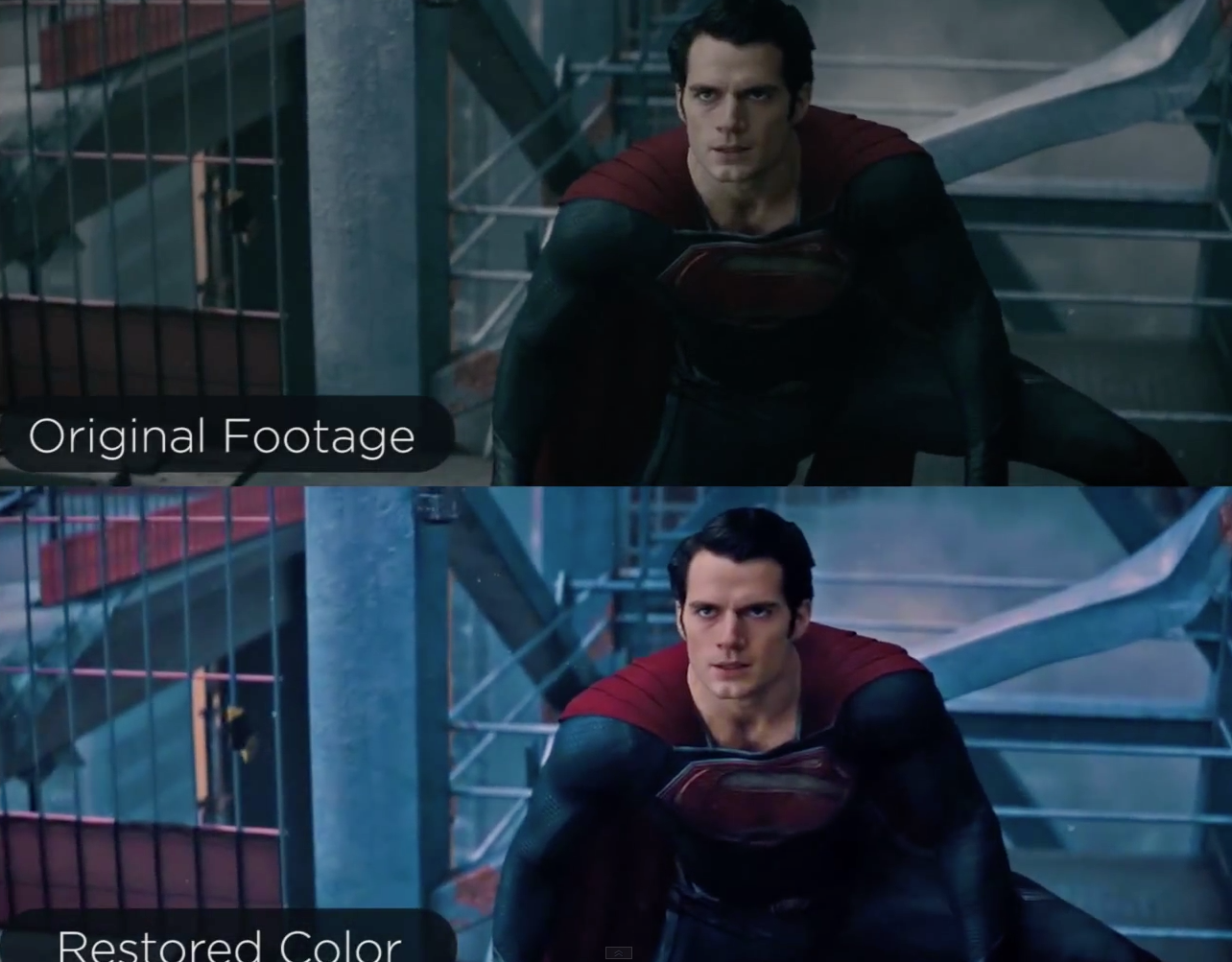 video brings some color back into Man of Steel