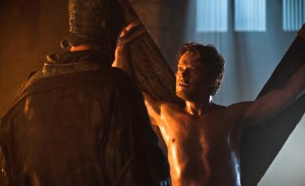 Alfie Allen as Theon Greyjoy.
