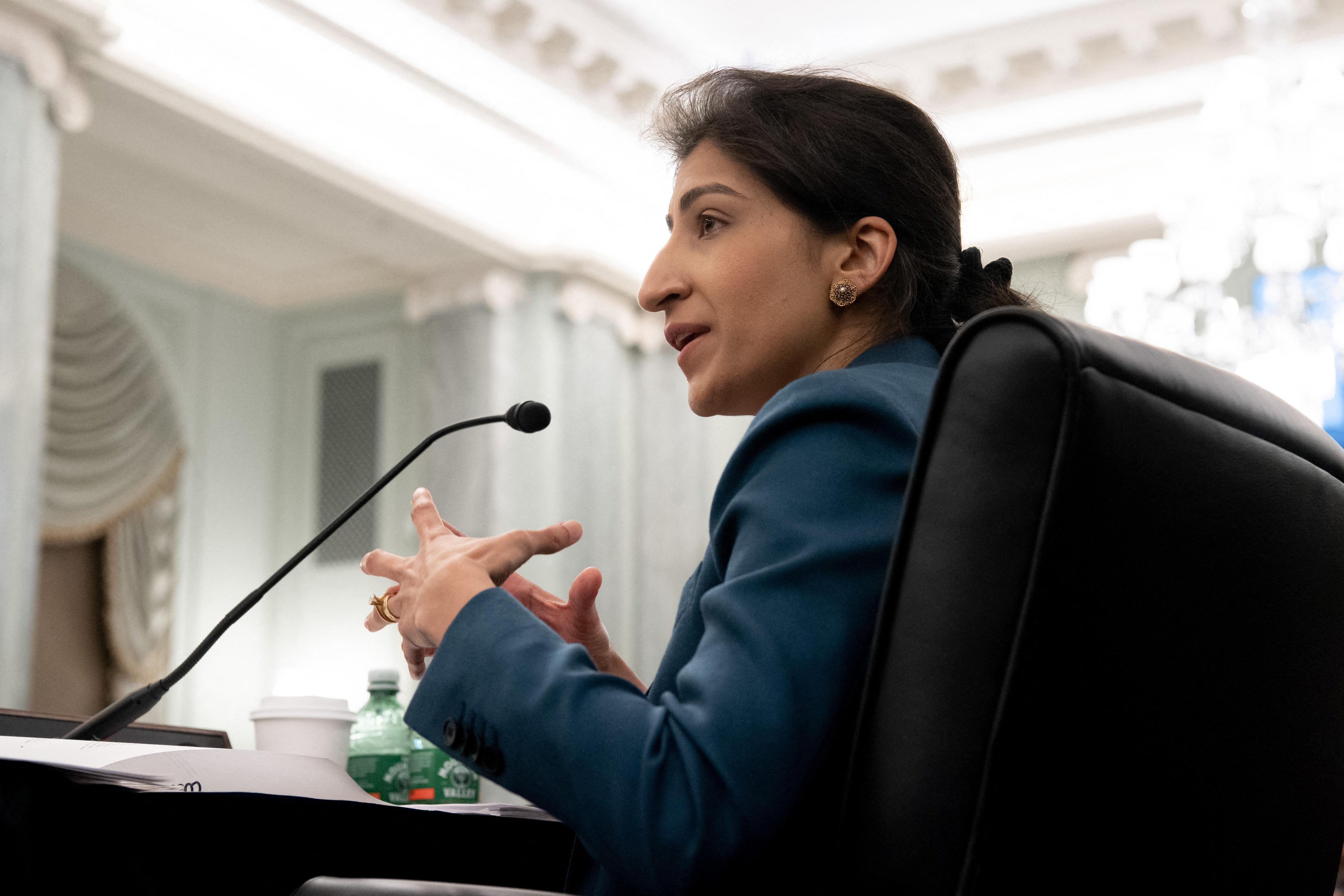 Lina Khan testified before the Senate.