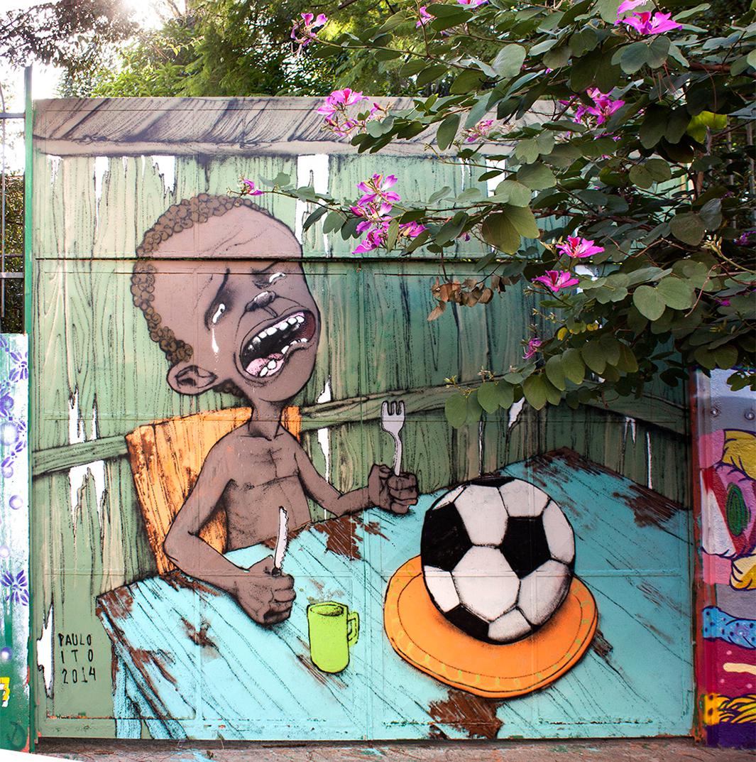 Paulo Ito's World Cup mural