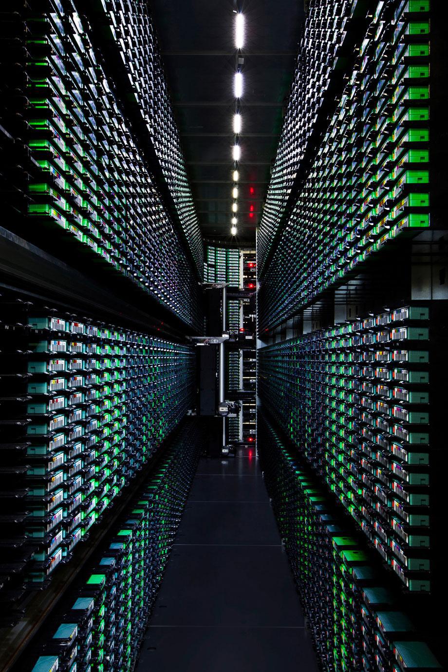 A glimpse into Google's data centers. 