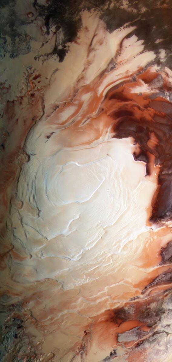 Mars south polar cap