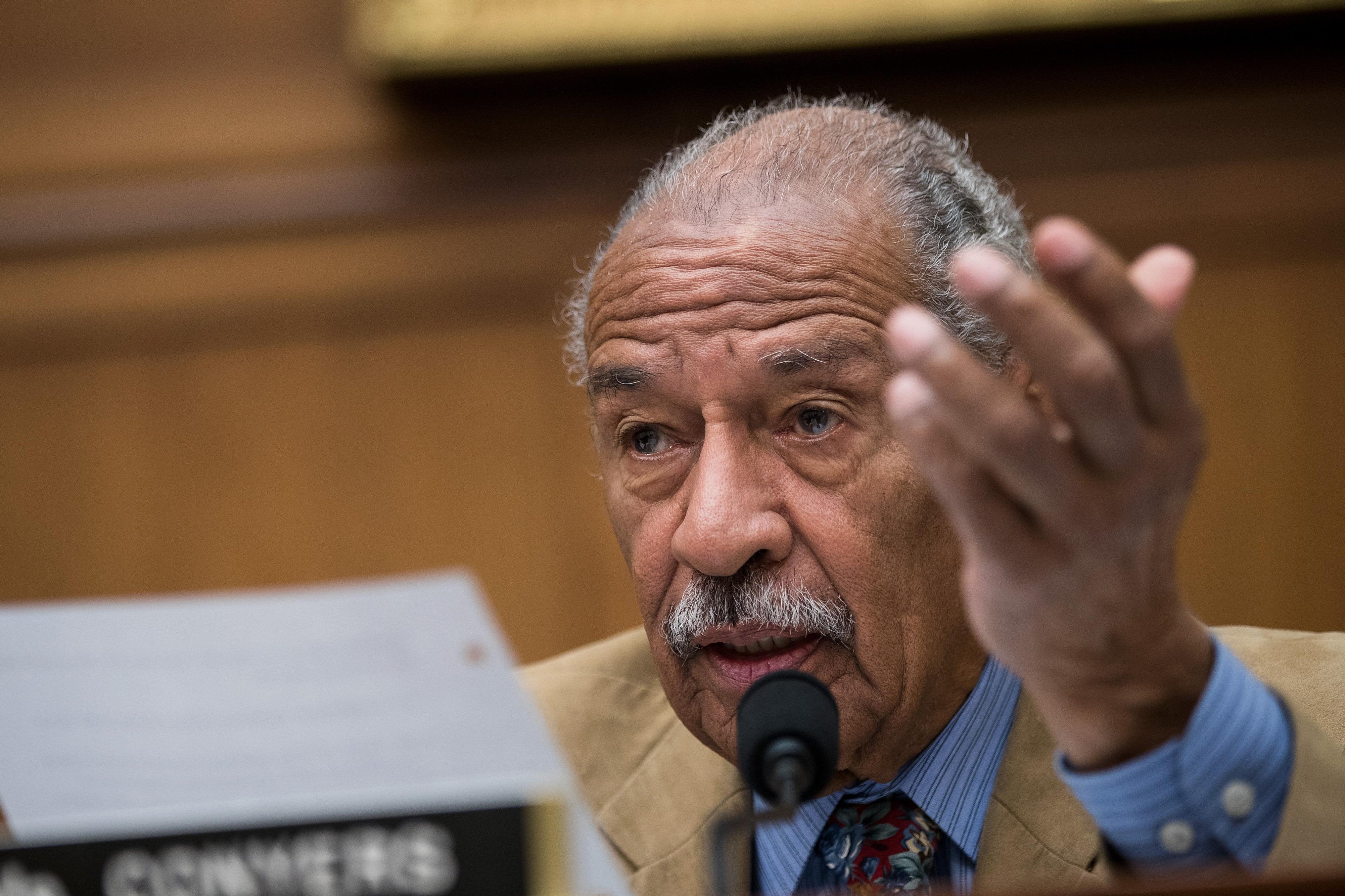 Rep. John Conyers (D-MI) resigned on Tuesday and endorsed his son for the seat.