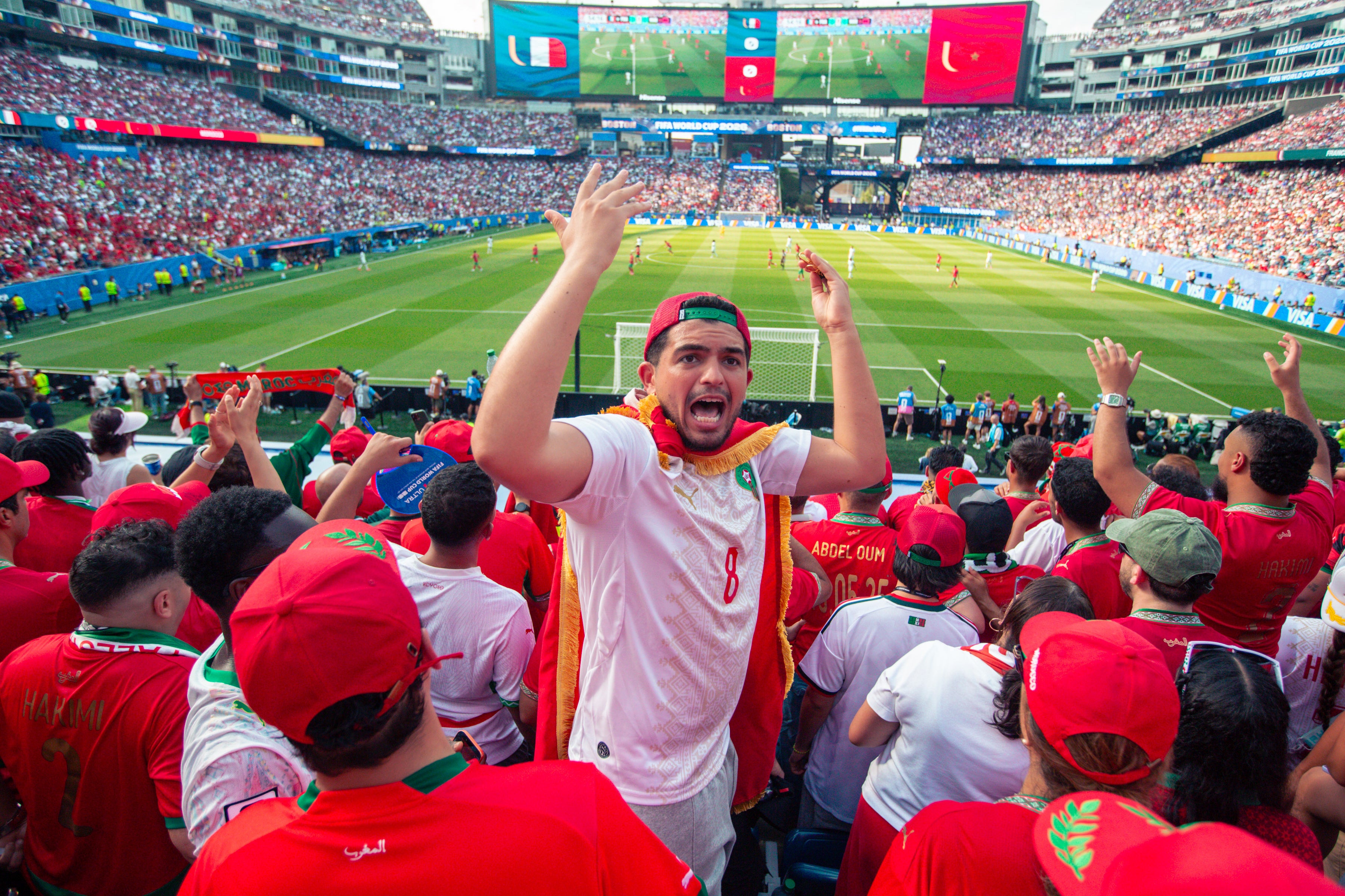 World Cup excitement rises again for French-Moroccan fan after tense knockout moment