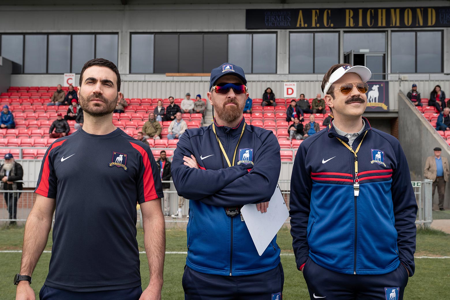 A.F.C. Richmond Jacket Ted Lasso Coach Beard Football Club Soccer Team  Costume