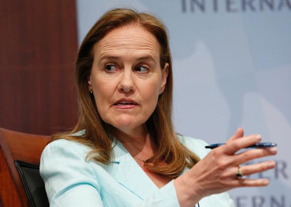 Michèle Flournoy participates in a panel discussion at the Center for Strategic and International Studies in Washington, D.C., on June 2, 2014