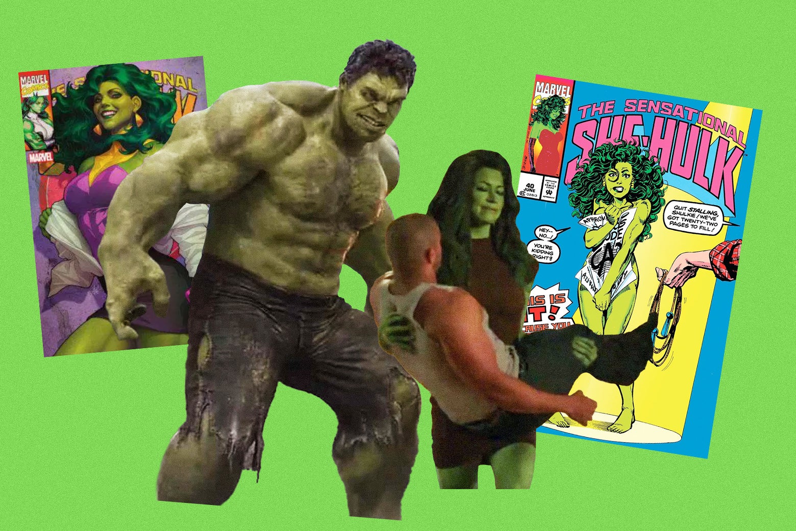 Hulk and She-Hulk a history of the sex lives of the Marvel characters. pic photo pic