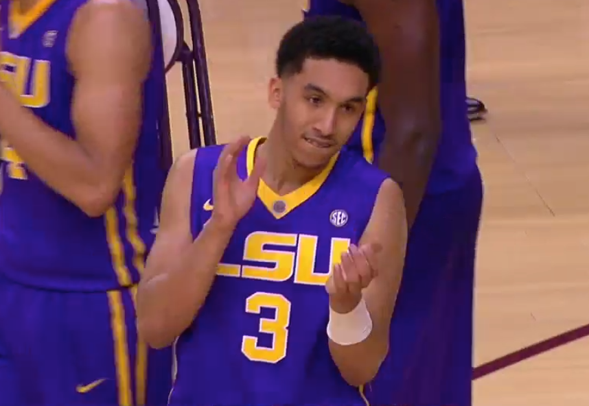 tremont waters lsu jersey