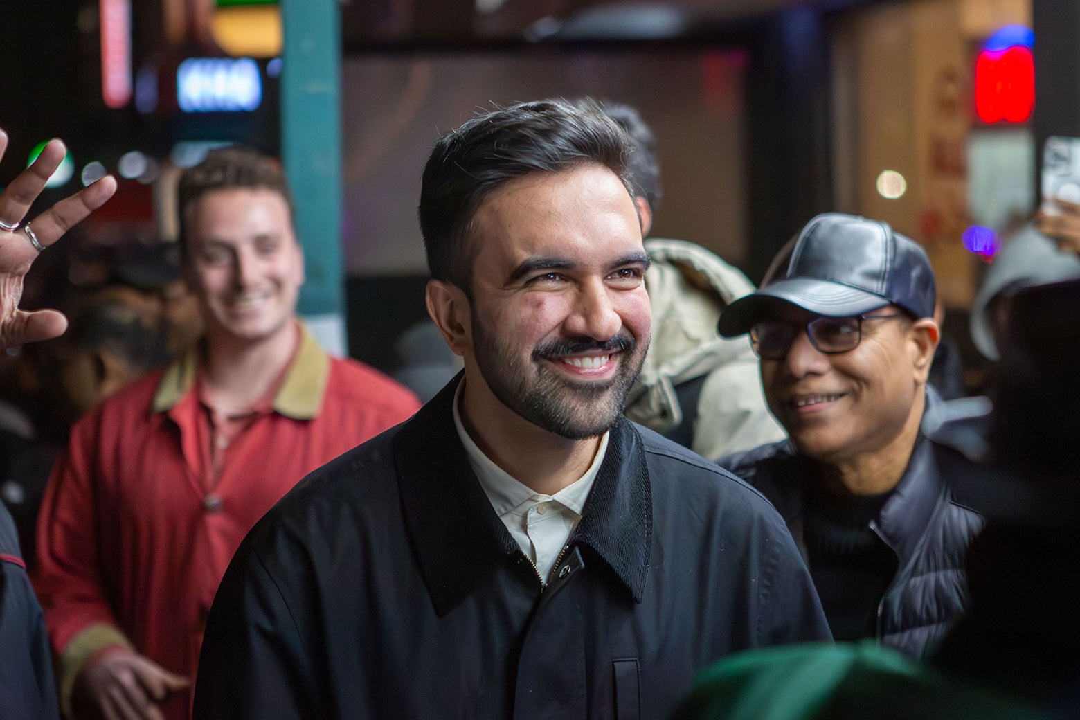 I Spent a Night Out With the Happiest Democrat in America. I Want to See What He Sees.