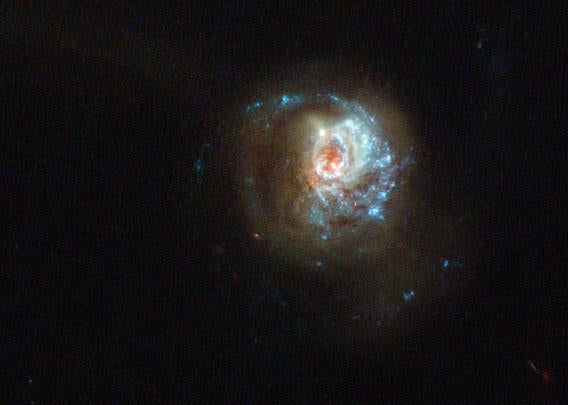 A swirl of star formation