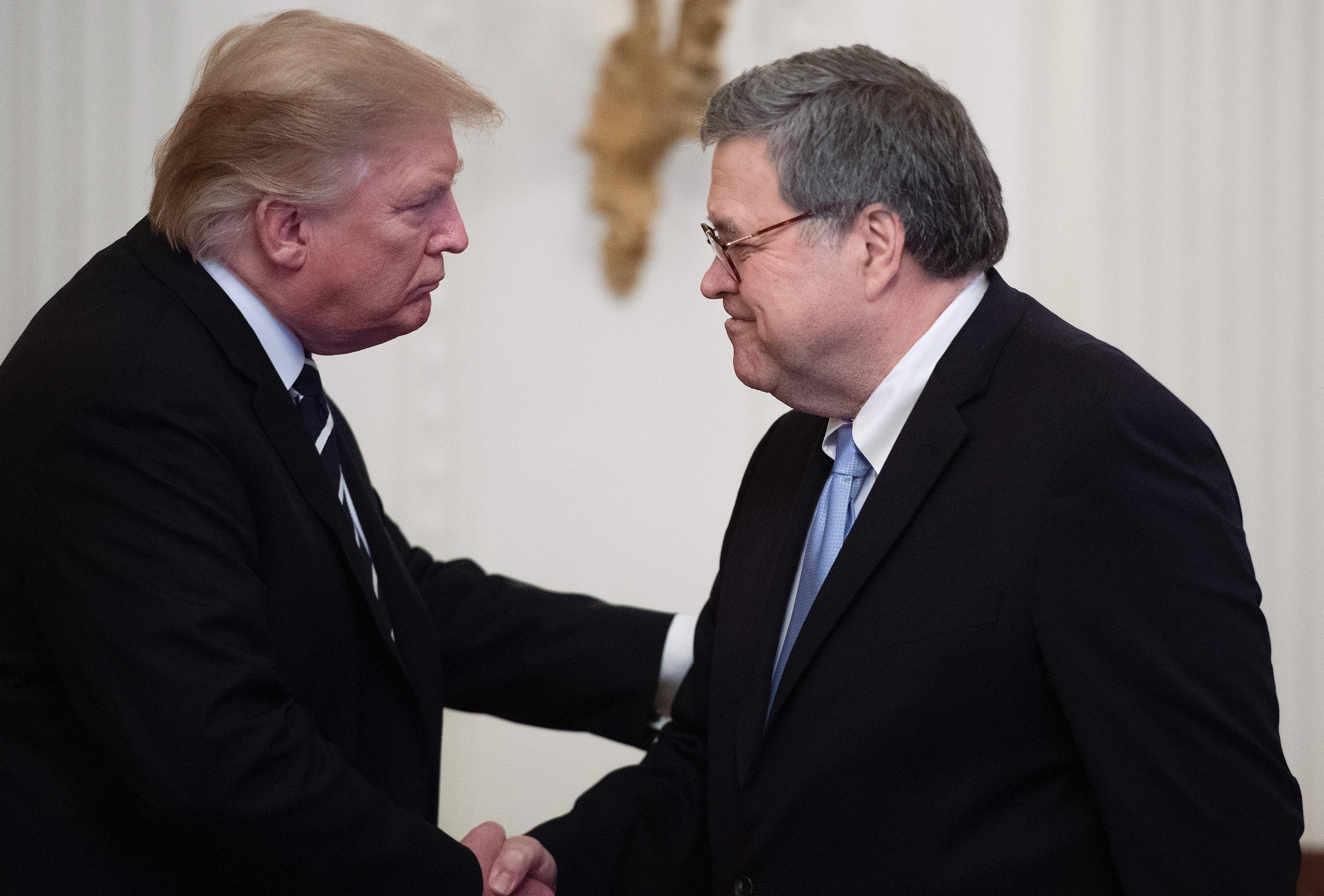 Barr Says Trump's Meddling Tweets Are Undermining His Ability to Quietly Do the President's Bidding