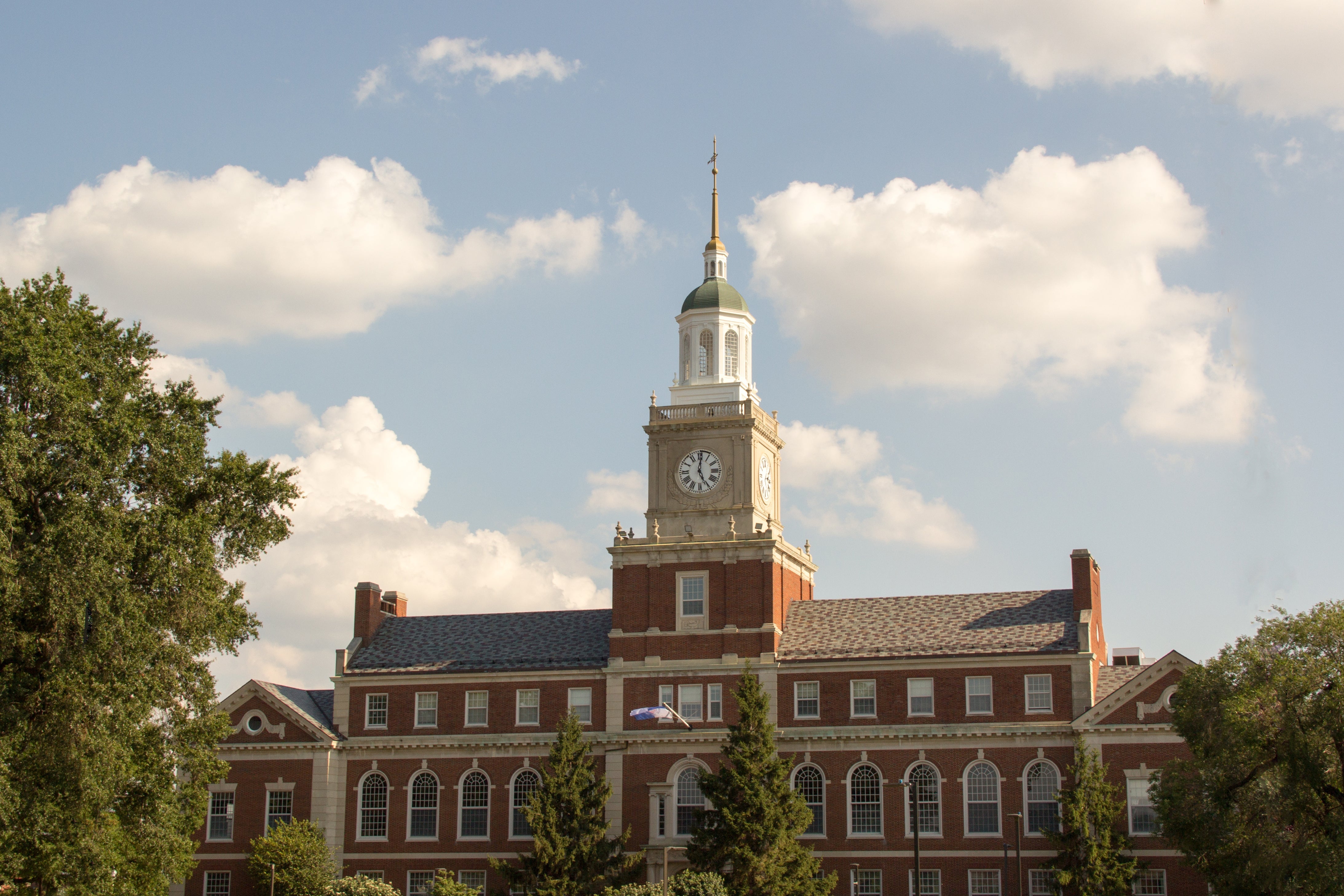An ornate building with a clock tower.