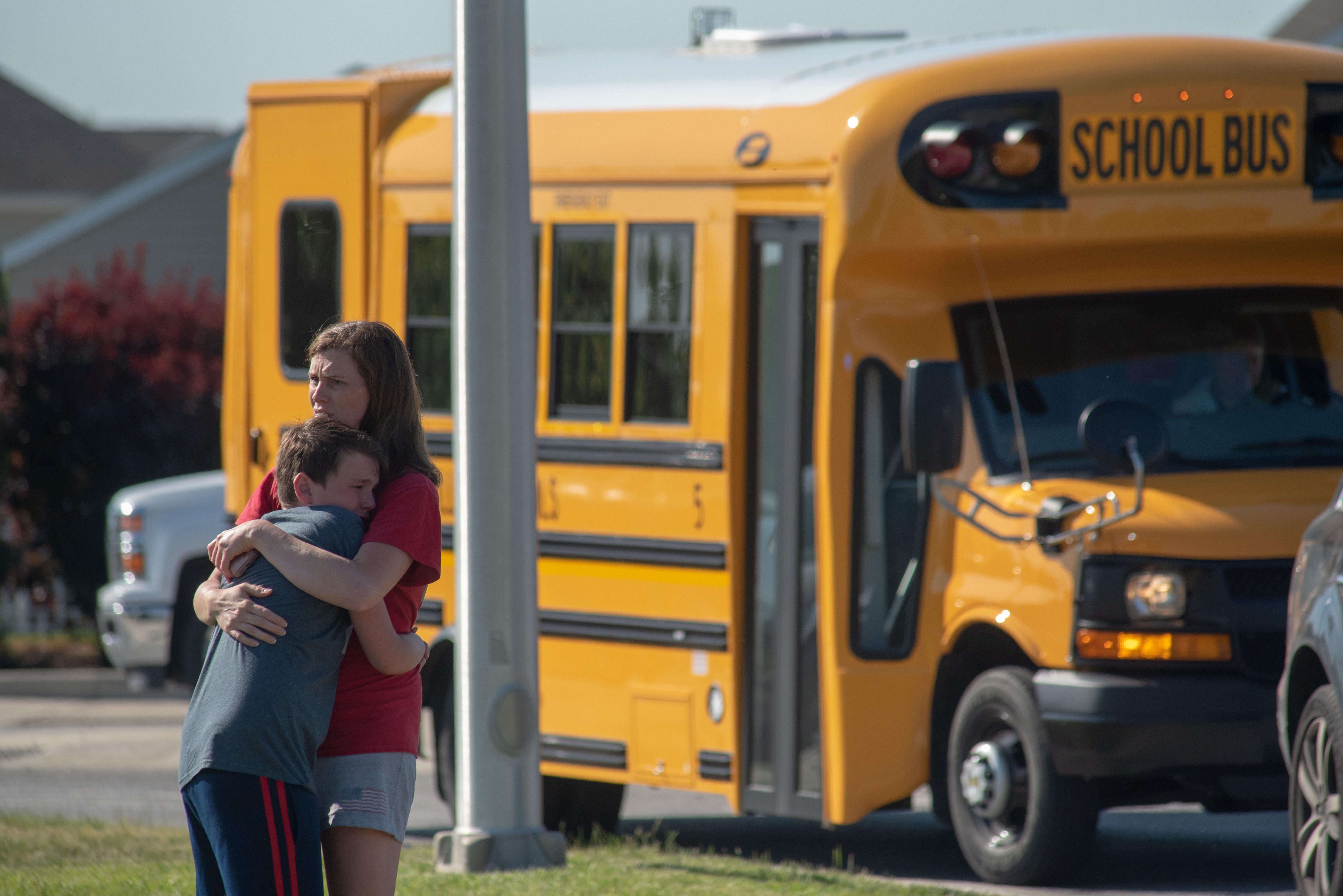 Indiana School Shooting At Noblesville West Middle School.