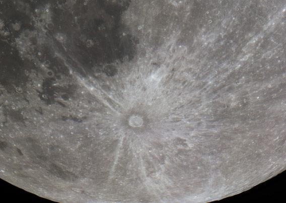 The crater Tycho on the Moon