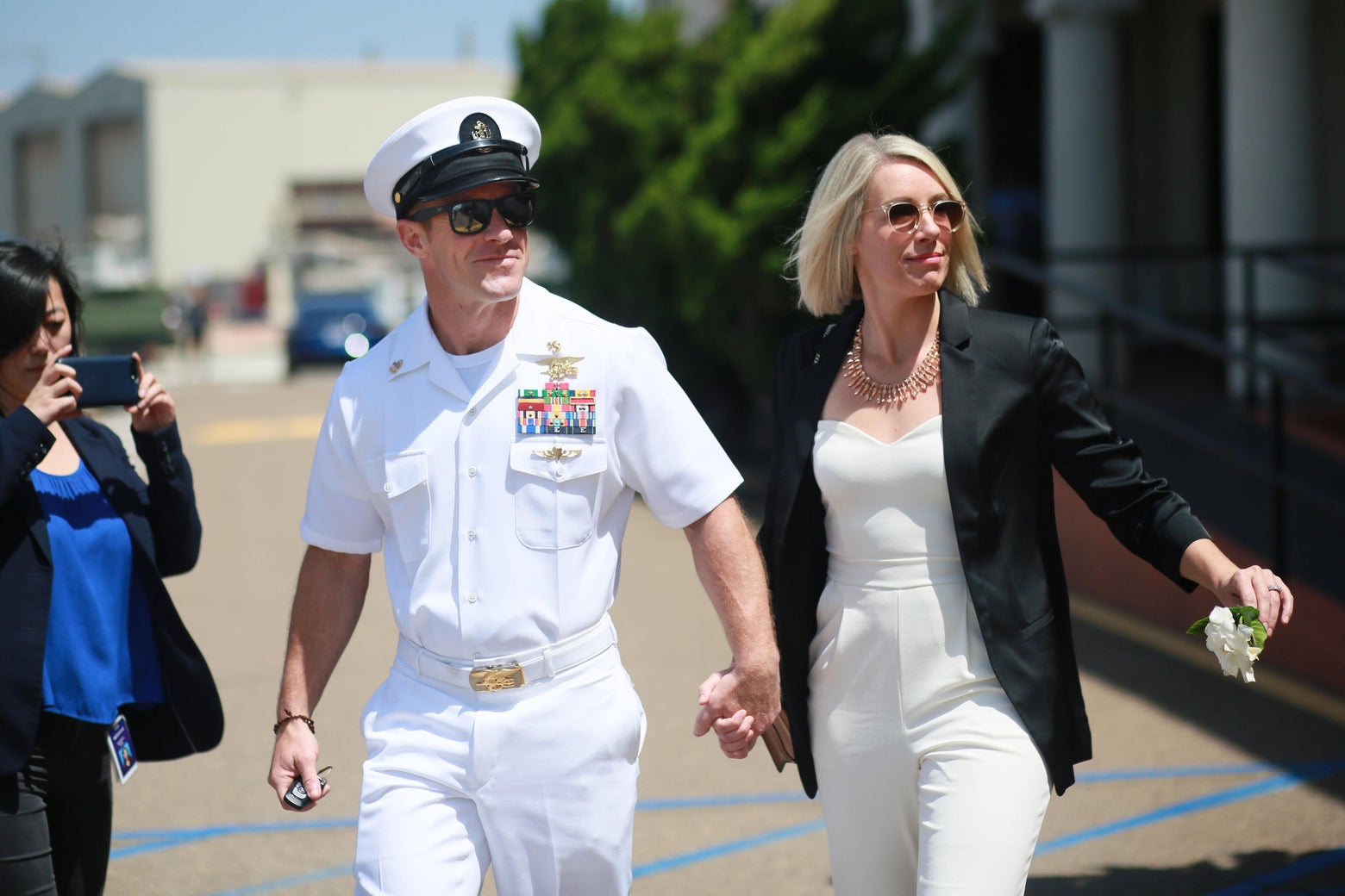 Navy Seal war criminal Gallagher appears with Trump at MaraLago.(02)