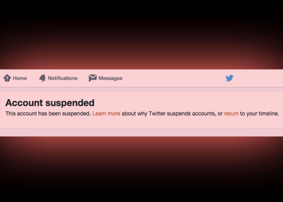 Account suspended.
