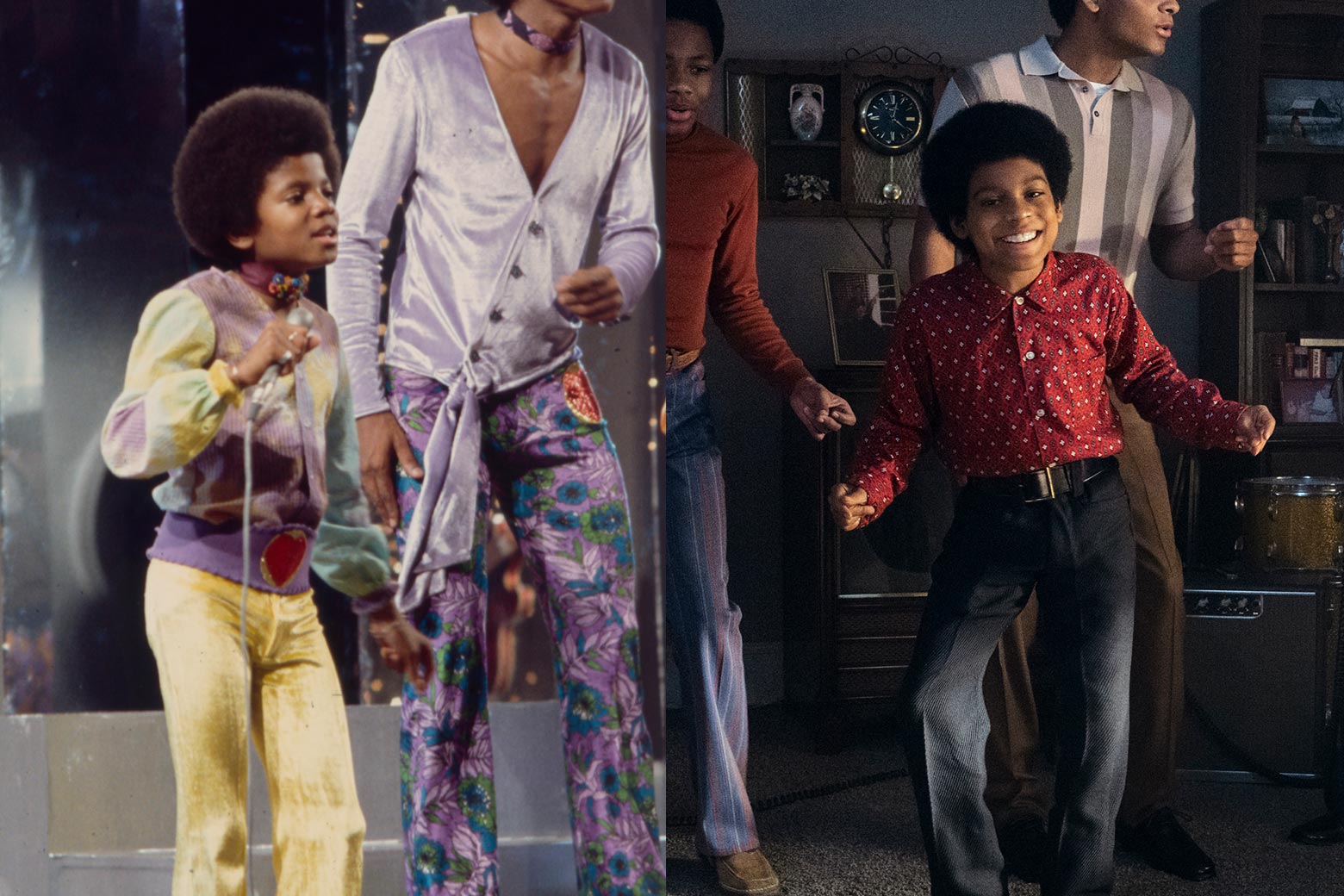 Michael Jackson and Juliano Valdi as Jackson in Michael.