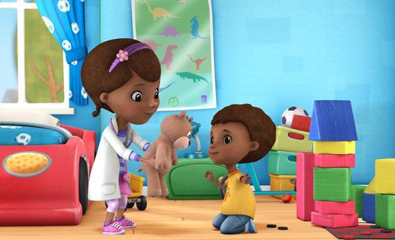 Doc McStuffins on Disney Junior.