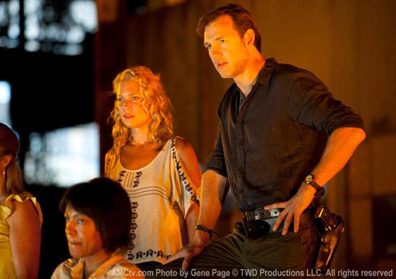 Andrea (Laurie Holden) and the Governor (David Morrissey) in Season 3, Episode 5.