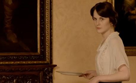 The eldest of the Crawley daughters, Lady Mary Crawley.