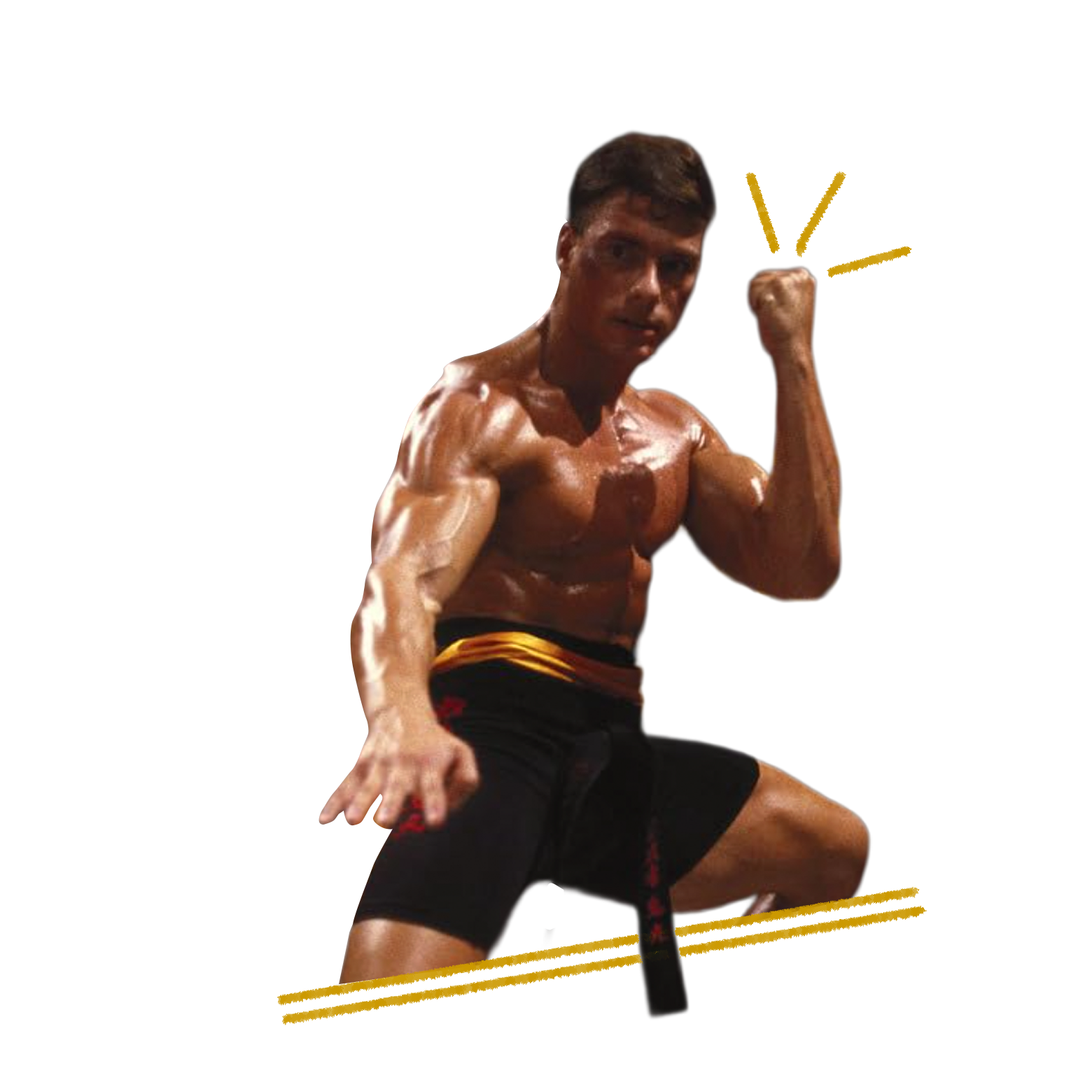The star of Bloodsport.