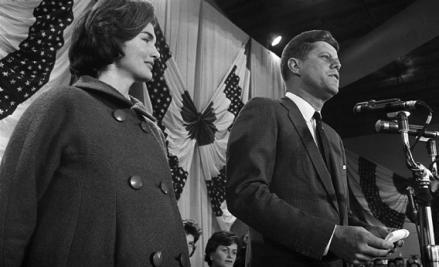 U.S. Democratic nominee, Sen. John Fitzgerald Kennedy and his wife, Jacqueline
