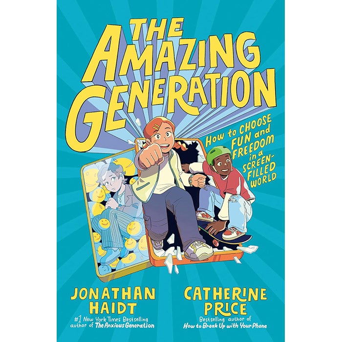 the book cover for the amazing generation