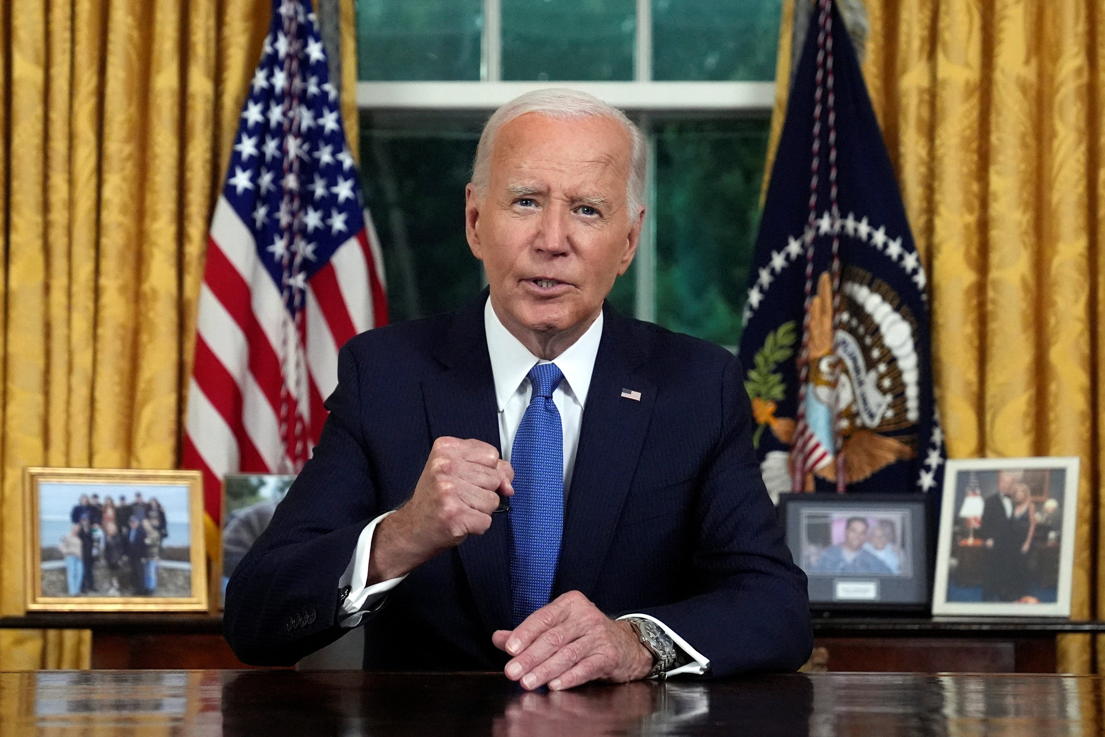 Wasn’t There Something Important Missing From Biden’s Big Speech About Dropping Out?