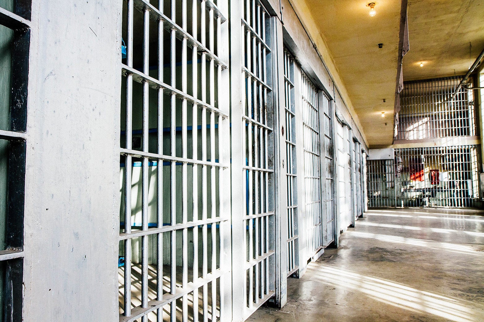 Prison cells.