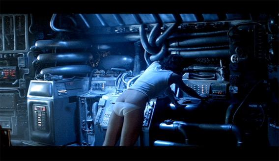 Ripley (Sigourney Weaver) in Alien