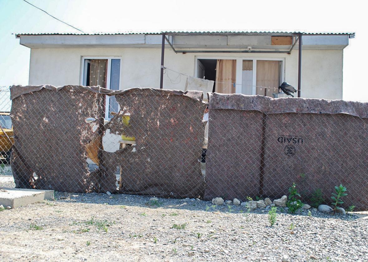 In Berbuki, a camp for internally displaced people in the Republ