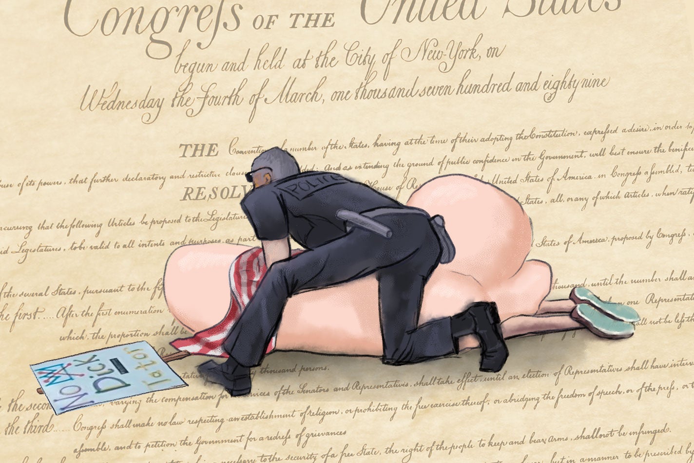 "Antifa Penis Grandma" Started as a Joke. Then Came a Viral Arrest, a Trial, and a Case That Has Torn a Town Apart.
