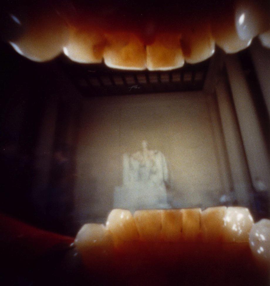 Justin Quinnell Taking pinhole photography pictures from inside a