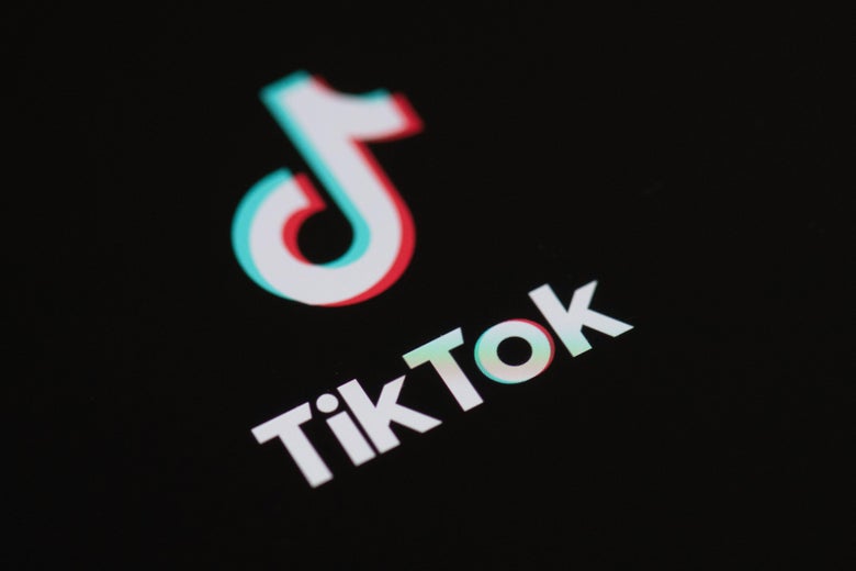 TikTok logo.