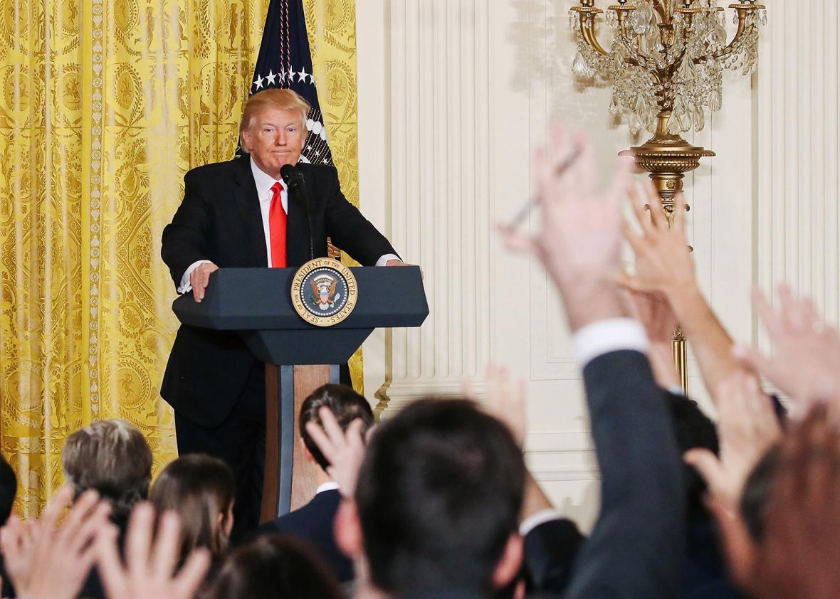 Donald Trump and the press